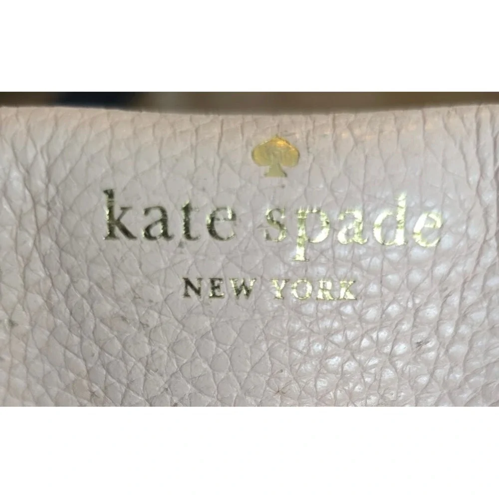 Kate‎ Spade New York Pink Pebbled Leather Satchel Bag Gold Hardware RN0102760